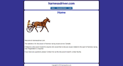 Desktop Screenshot of harnessdriver.com